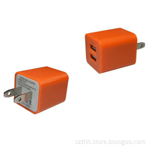 1A+2A Travel Charger/Adapter for iPhone/iPod/iPad, Multiple Colors Available, OEM & ODM Brand
